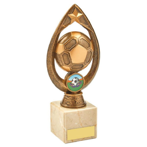 Antique Gold Football Trophy 20cm