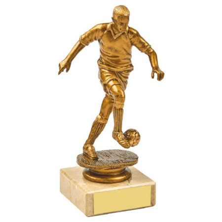 Antique Gold Male Footballer Award 14.5cm