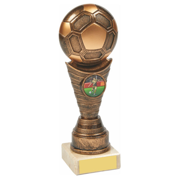 Antique Gold Football Trophy 19cm