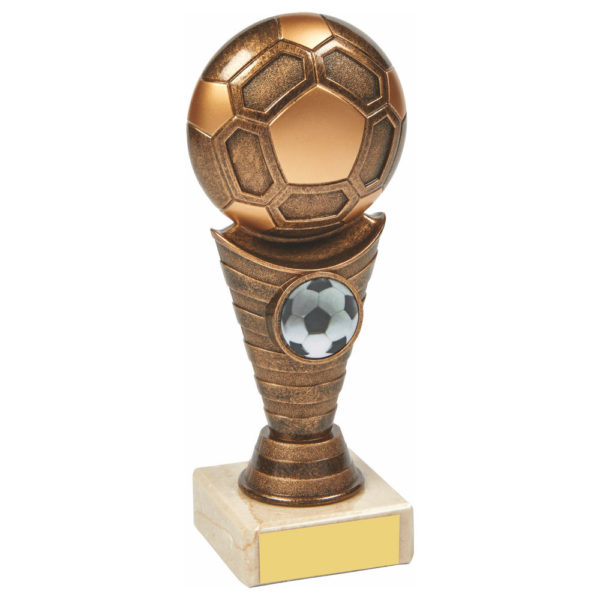 Antique Gold Football Trophy 17cm