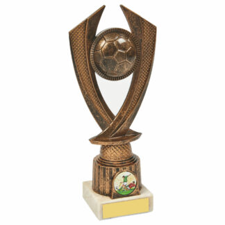 Antique Gold Football Trophy 22cm