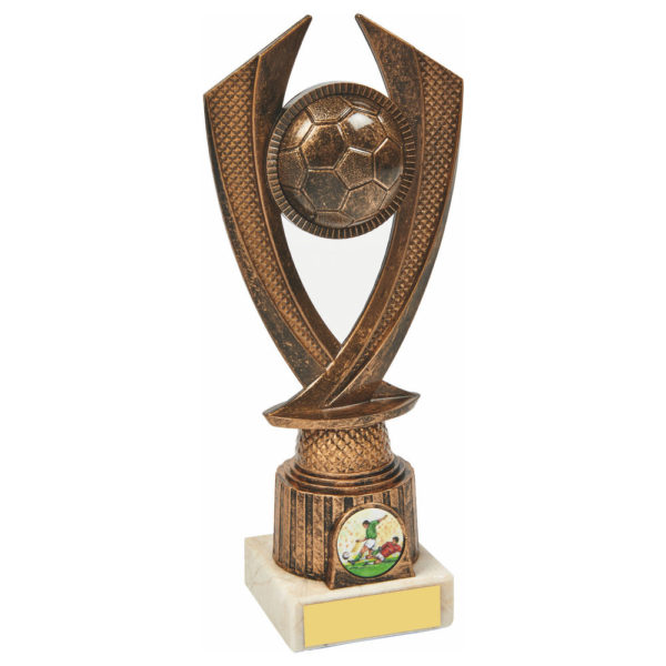 Antique Gold Football Trophy 22cm