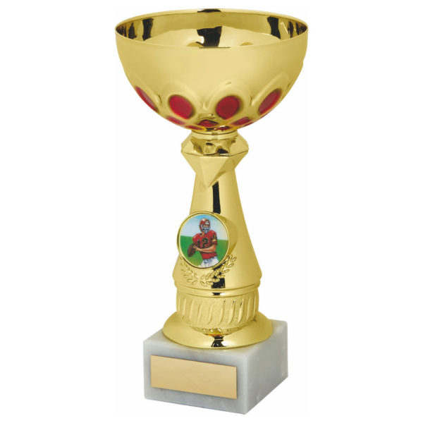 Gold/Red Bowl Award 18 cm