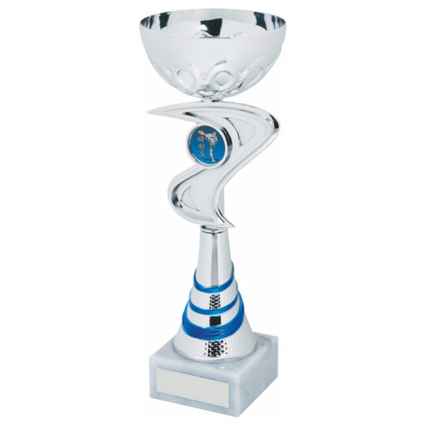 Silver/Blue Bowl Award 24.5 cm