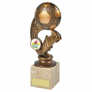 Football Boot/Ball Trophy 20cm