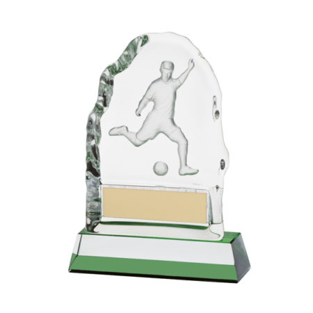 Challenger Football Crystal Award 130mm