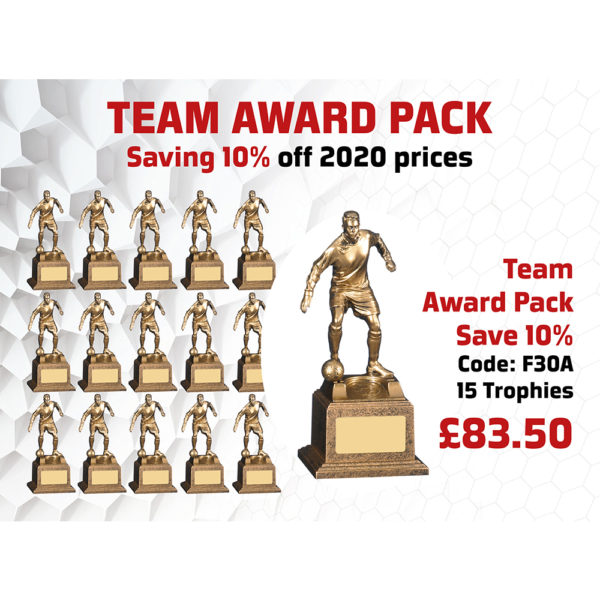 Team Award Pack Containing x 15 A0241A Complete