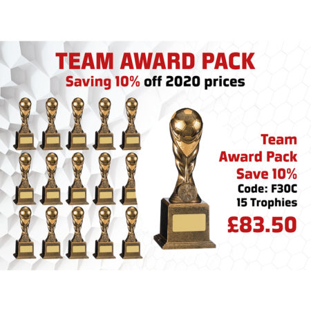 Team Award Pack Containing x 15 A0190A Complete