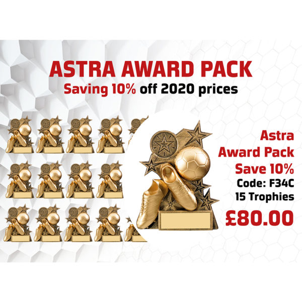 Astra Award Pack Containing x 15 RF221A Complete