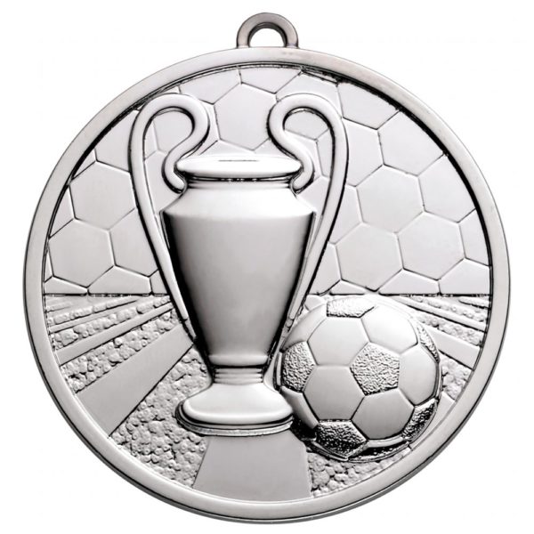 Football Medal Silver 50mm