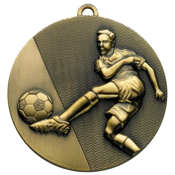 Football Medal Bronze 50mm