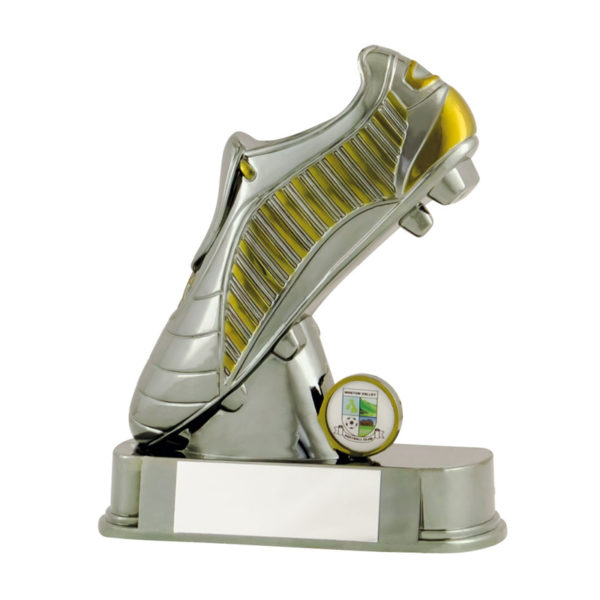 Mirror Silver Lazer Football Boot Award 18cm