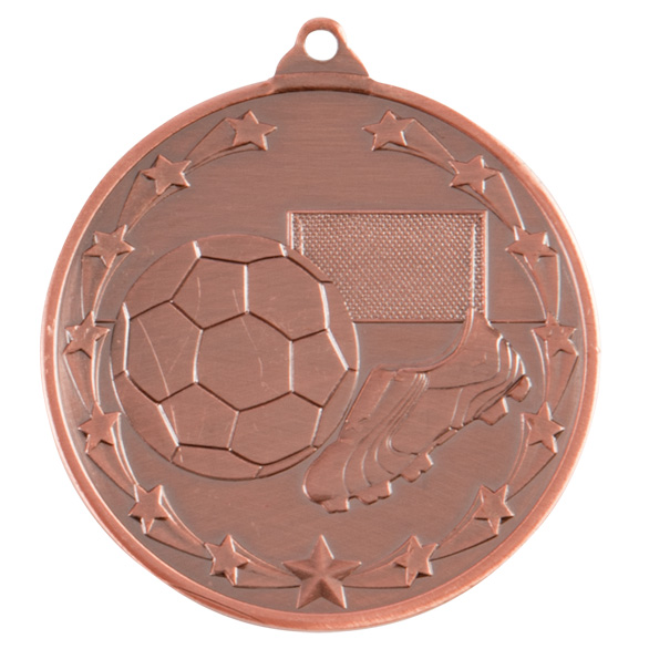 Starboot Economy Football Medal Bronze 50mm
