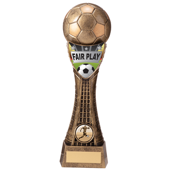 Valiant Football Fair Play Award Classic Gold 245mm