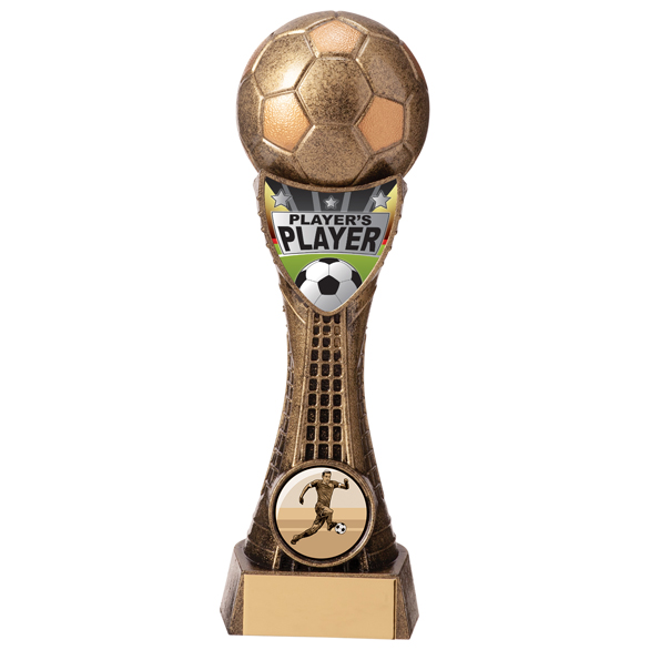 Valiant Football Player's Player Award Classic Gold 165mm