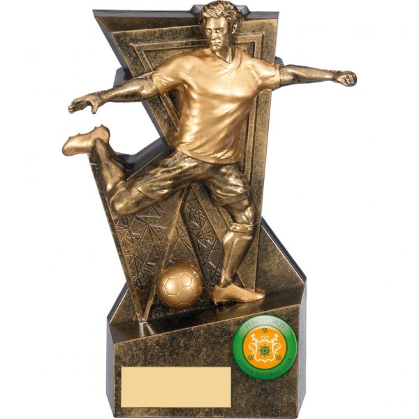Legacy Bronze Male Football Award 16cm