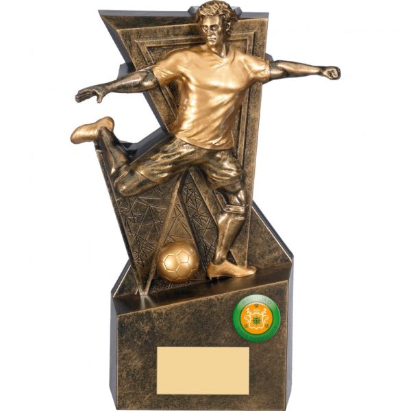 Legacy Bronze Male Football Award 22cm