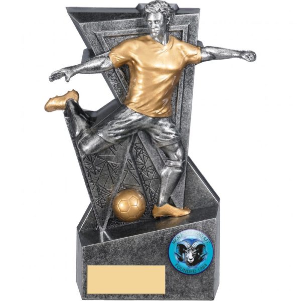 Legacy Silver Male Football Award 16cm