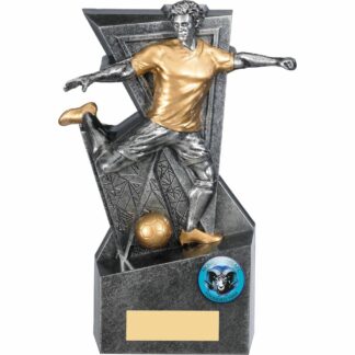 Legacy Silver Male Football Award 19cm