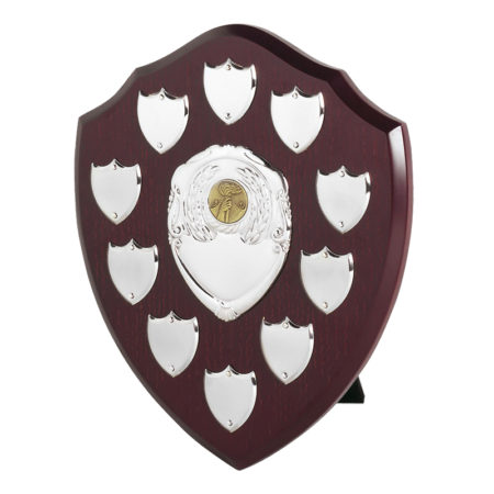 10" Traditional Mahogany Presentation Shield for 10 Records