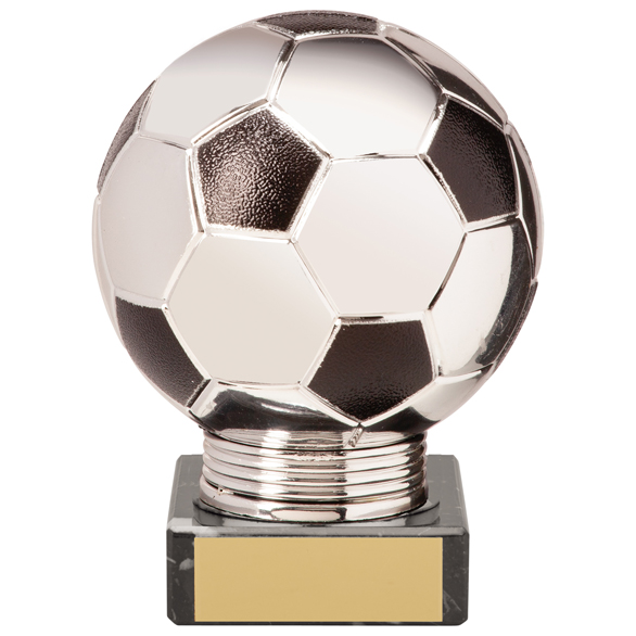 Valiant Legend Football Award Silver & Black 115mm