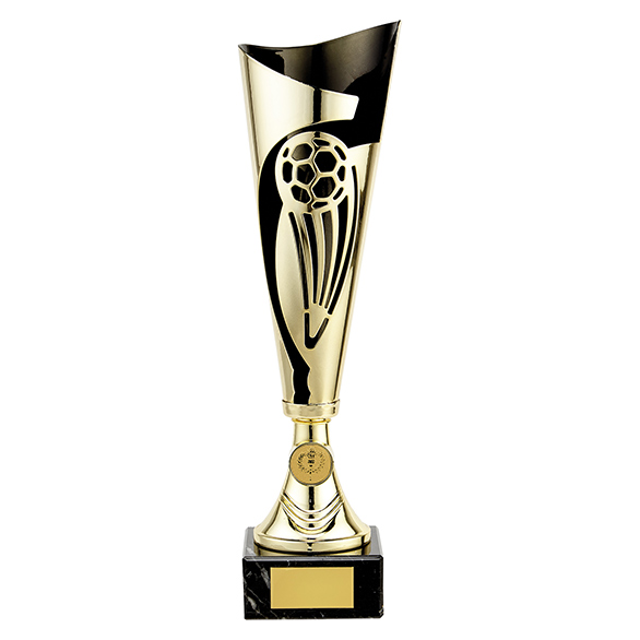 Champions Football Cup Gold & Black 360mm
