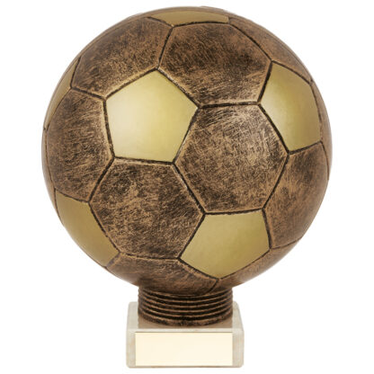 Planet Football Legend Rapid 2 Trophy Antique Bronze & Gold 175mm